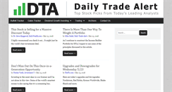 Desktop Screenshot of dailytradealert.com